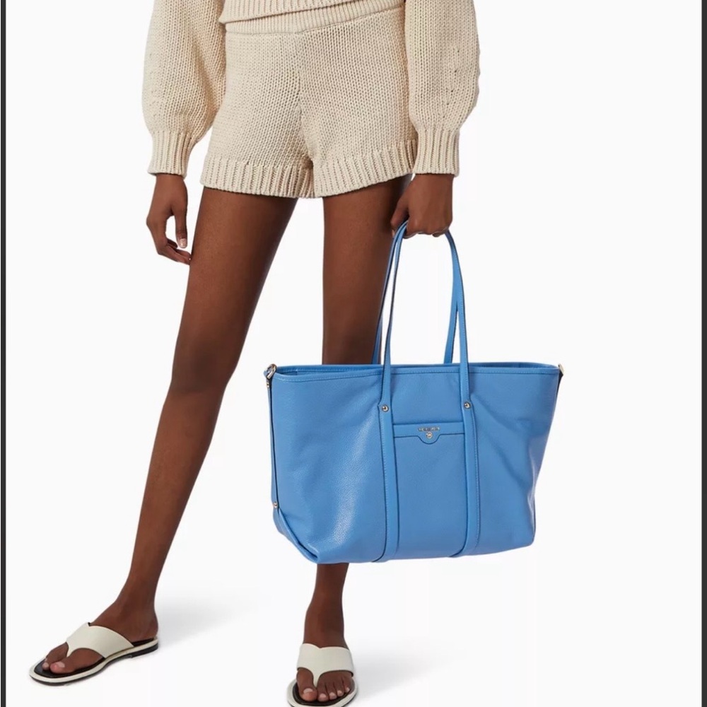 Michael Kors Sky Blue Tote with Gold Accents - Picture 2 of 8